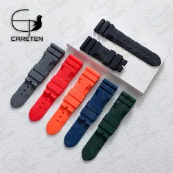 Watch Band For Panerai SUBMERSIBLE PAM 441 359 Rubber watchband 22mm 24mm 26mm Silicone Watch Strap Watch Accessories Bracelet