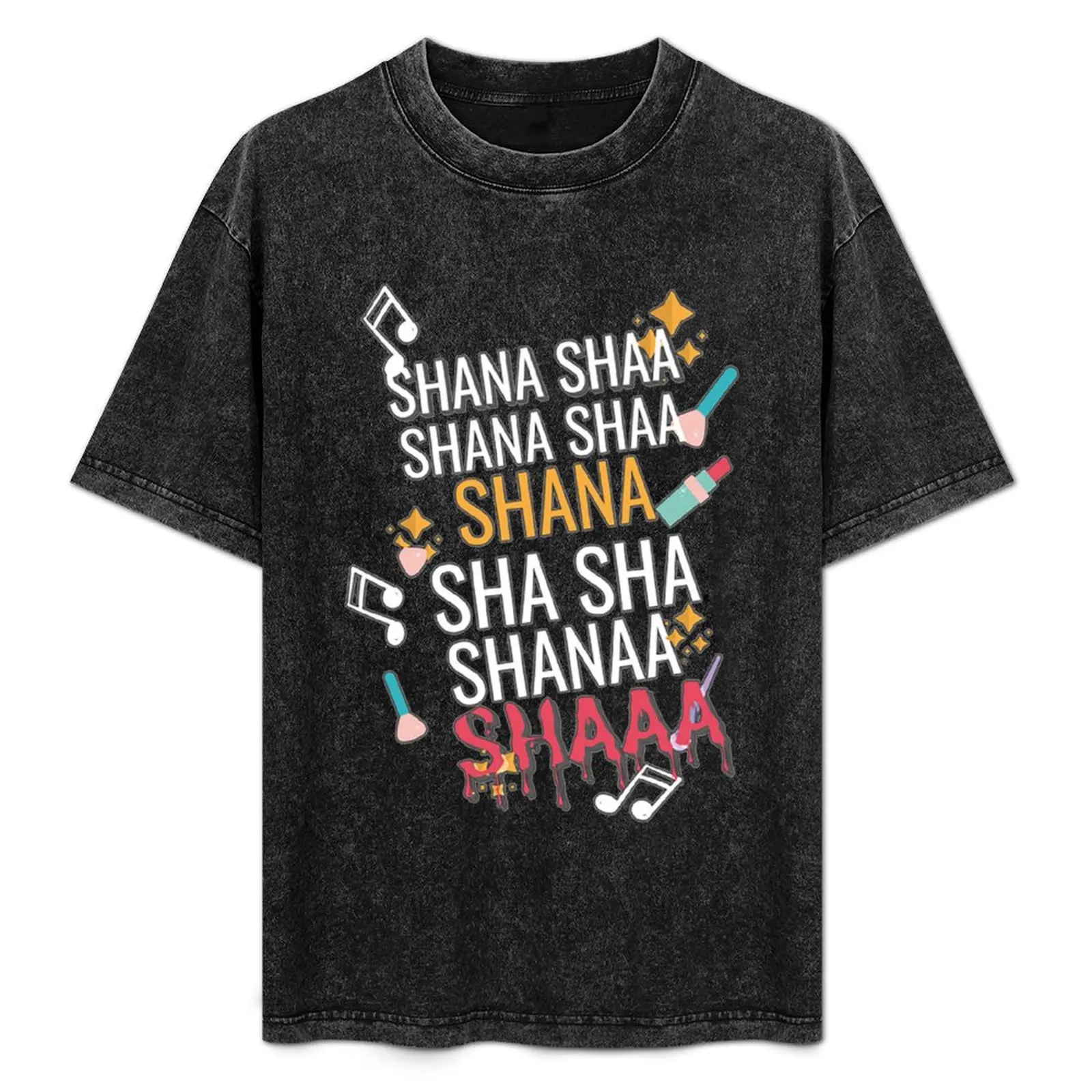 Футболка с дизайном Bailey Sarian Merch Shana Sha Shana Sha-Biley Sarian, быстросохнущая футболка с животным принтом для мальчиков, мужская мода
