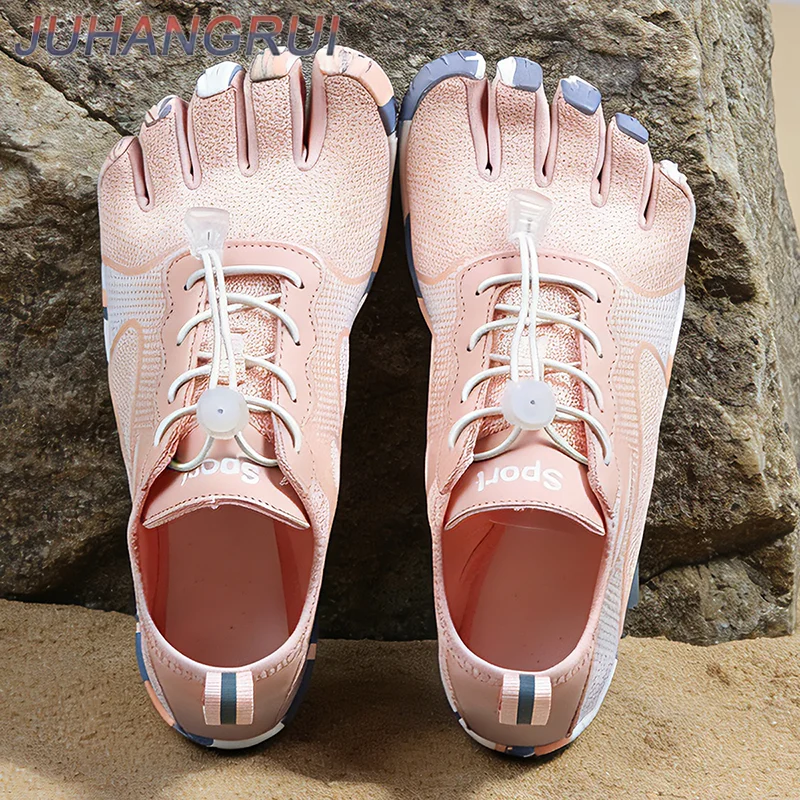 New Unisex Wider Shoes Breathable Mesh Men Barefoot Five-finger Shoes Brand Flats Soft Zero Drop Sole Wider Toe Sneakes Big Size