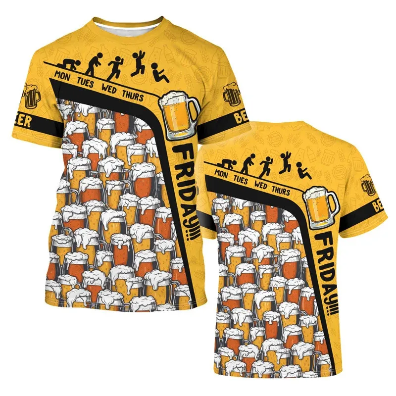 

Цельная футболка с рисунком Oktoberfest на заказ, мужская футболка с 3D принтом для Хэллоуина, летние повседневные праздничные футболки Loo