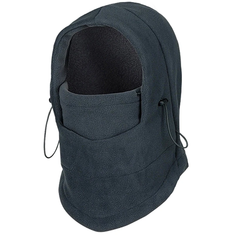 Pasamontañas de invierno para exteriores, forro polar cálido para ciclismo, capucha de Snowboard, sombreros de protección para la cabeza, cubierta facial