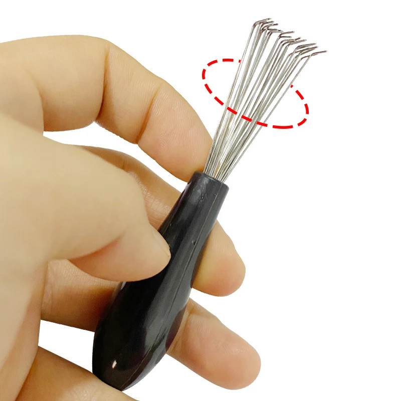 1/2pcs Comb Hair Brush Cleaner Plastic Metal Cleaning Remover Embedded Tool Remover Handle Tangle Hair Comb Accessories