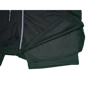 Shorts de compressão masculinos com bolsos de telefone, roupas esportivas de secagem rápida, ginástica, corrida 2 em 1 8 principais vendas short apertado sexy homem - №4