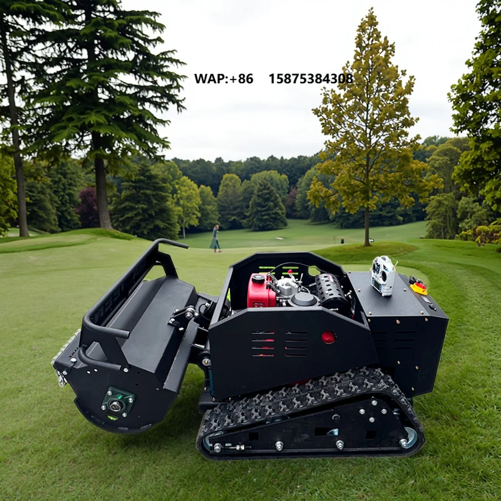 Long Jie 192CC-800CM Mower 4-Stroke Cordless Zero-Steering System Wireless Remote Control Durable Crawler Mower Automatic