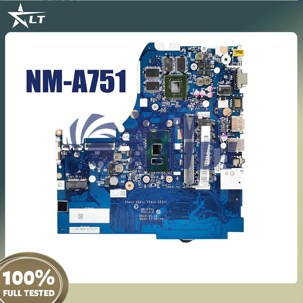 

For Lenovo 310-15ISK 510-15ISK 510 310-15IKB Motherboard NM-A751/NM-A981 W/CPU：4405/4415/I3/I5/I7 RAM/4G Ideapad NM-A751