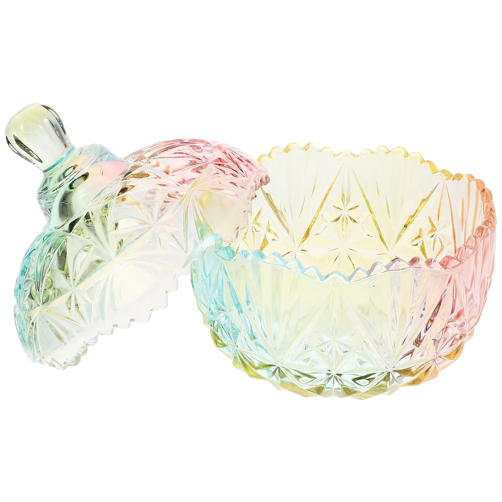 صندوق مجوهرات برطمان الحلوى، حاوية تخزين ملونة مبتكرة، تصميم أنيق، حجم صغير، مثالي للأقراط والخواتم والخرز الصغيرة