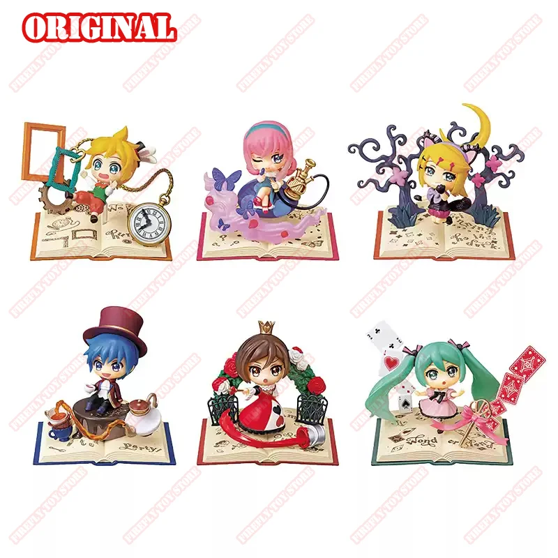 

Оригинальная анимационная игра Хацунэ Мику, периферийная игрушка, секретная страна чудес, в штучной упаковке, Гача Гашапон, аниме, экшн-модель, коллекция фигурок