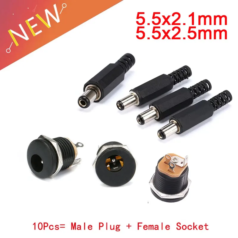 10PCS 12V 3A 5.5 X …
