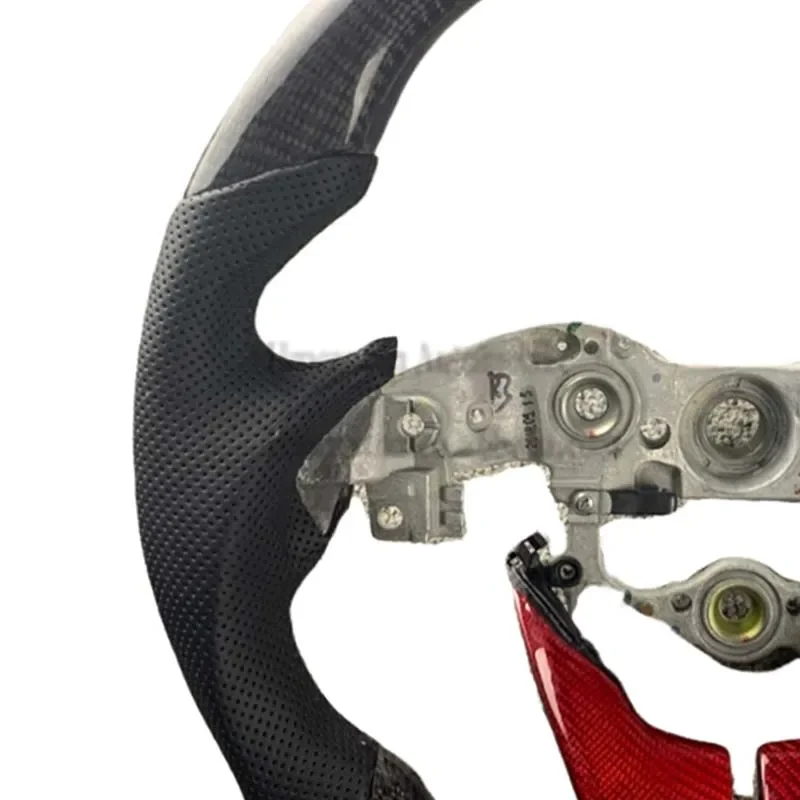 شعبية بالجملة حار بيع الجملة الجلود ألياف الكربون مجداف عجلة القيادة لعجلة قيادة السيارة LAFESTA #3