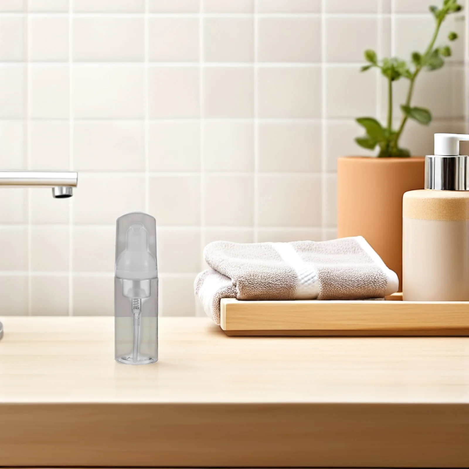 

10Pcs 50Ml Travel Size Foaming Soap Dispenser Bottles Clear Reusable Pump Containers for Liquid Soap Shampoo Cosmetics on The