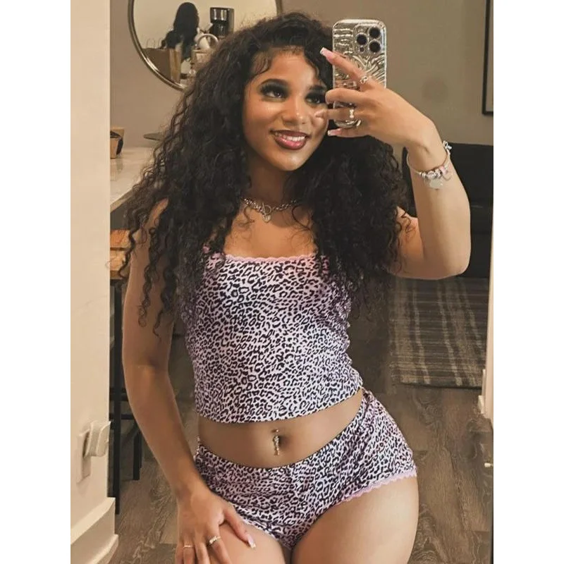 

Lace Vest Set Women's Fashion Summer Outfit Cross-Border External Brand No-Brand Details Available for 2026 Spring Season