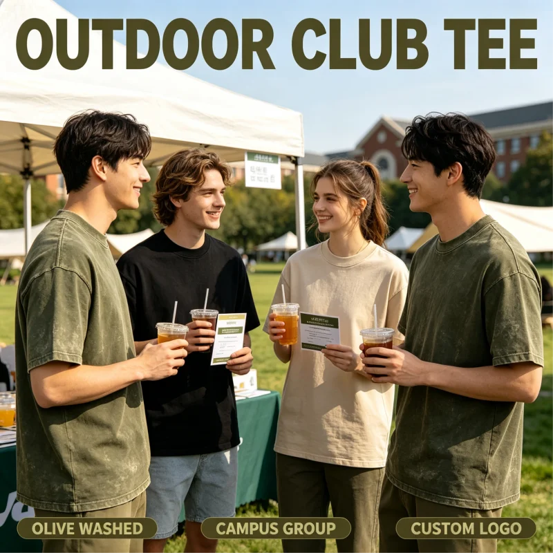 Acid Wash Blank T Shirts Bulk Order, Customized for School Event Family Reunion Outfit