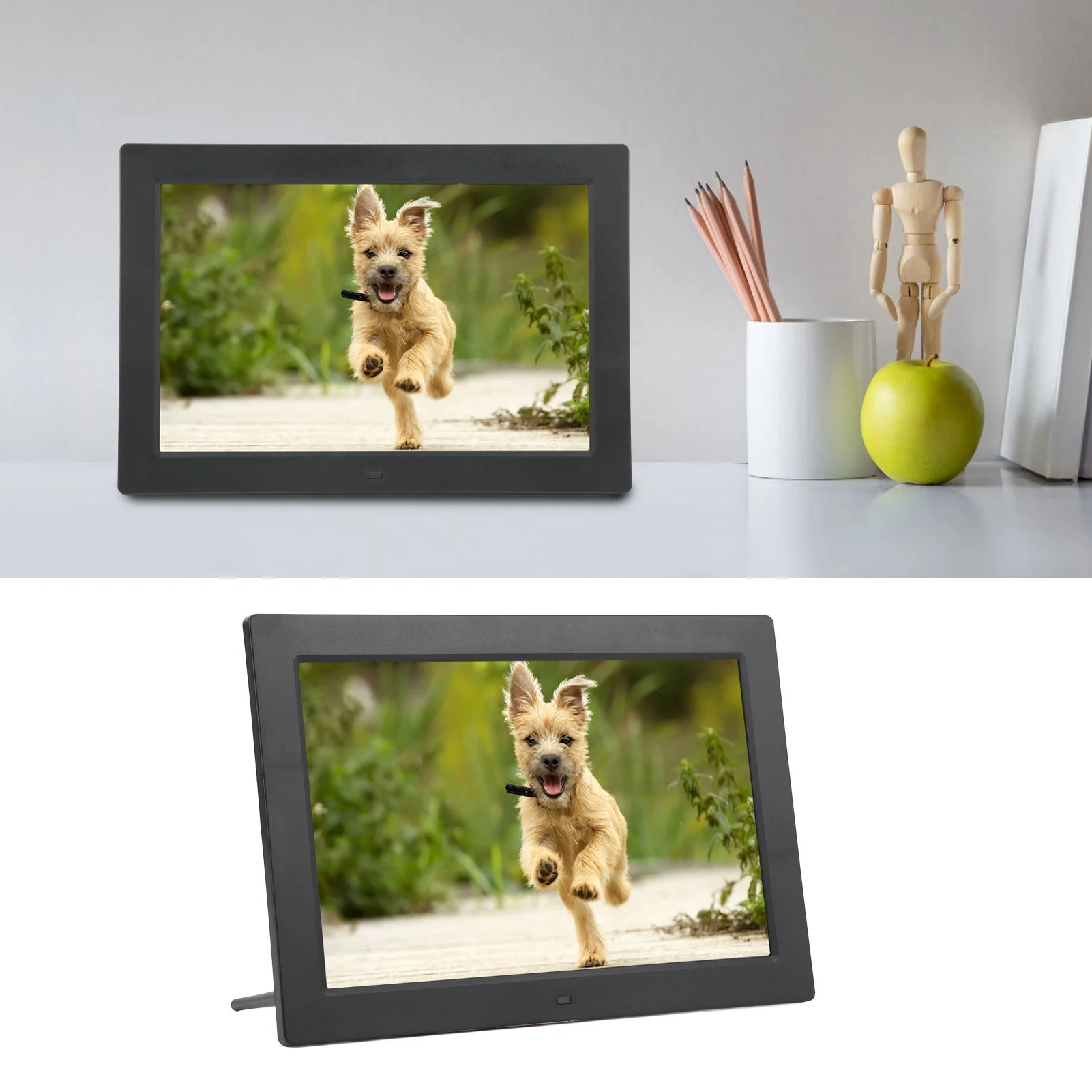 HD Digital Picture Frame 12 Inch HD Digital Photo Frame Intelligent Remote Control Video Player Smart Picture Frame
