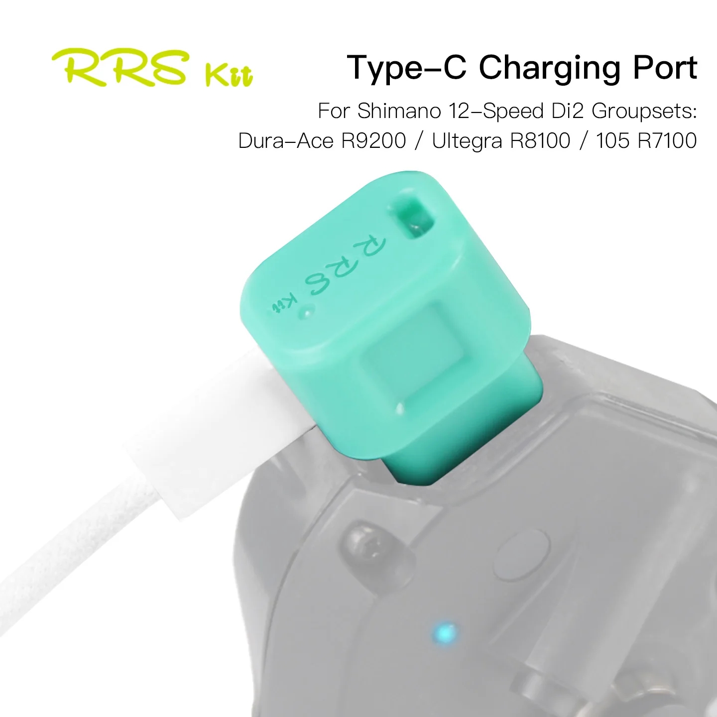 

Rrskit Electronic Battery Charger Adapter For Shimano 12S Di2 Groupsets Dura-Ace R9200 Ultegra R8100 105 R7100 Cycling Accessory