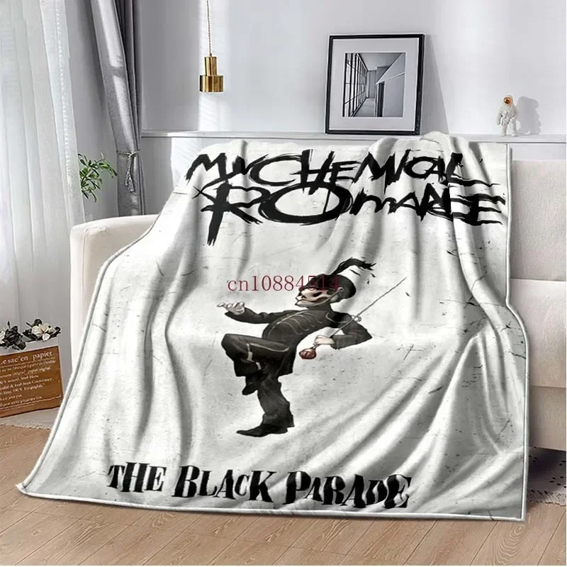 New My C-Chemical R-Romance Band Printed Blankets,Kid's Baby Throw Blanket,for Bedroom Living Room Sofa Bed Car, Brithday Gift