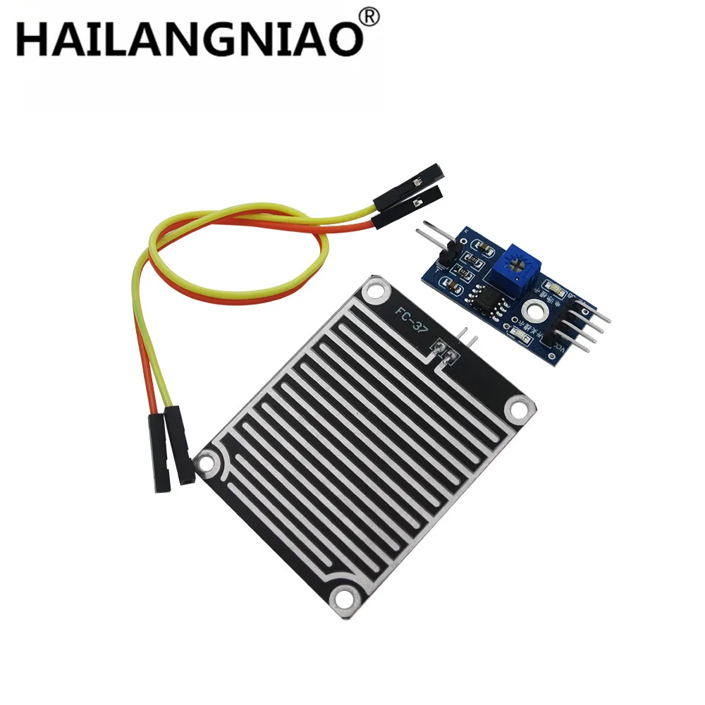 

50pcs/lot Snow/Raindrops Detection Sensor Module Rain Weather Module Humidity