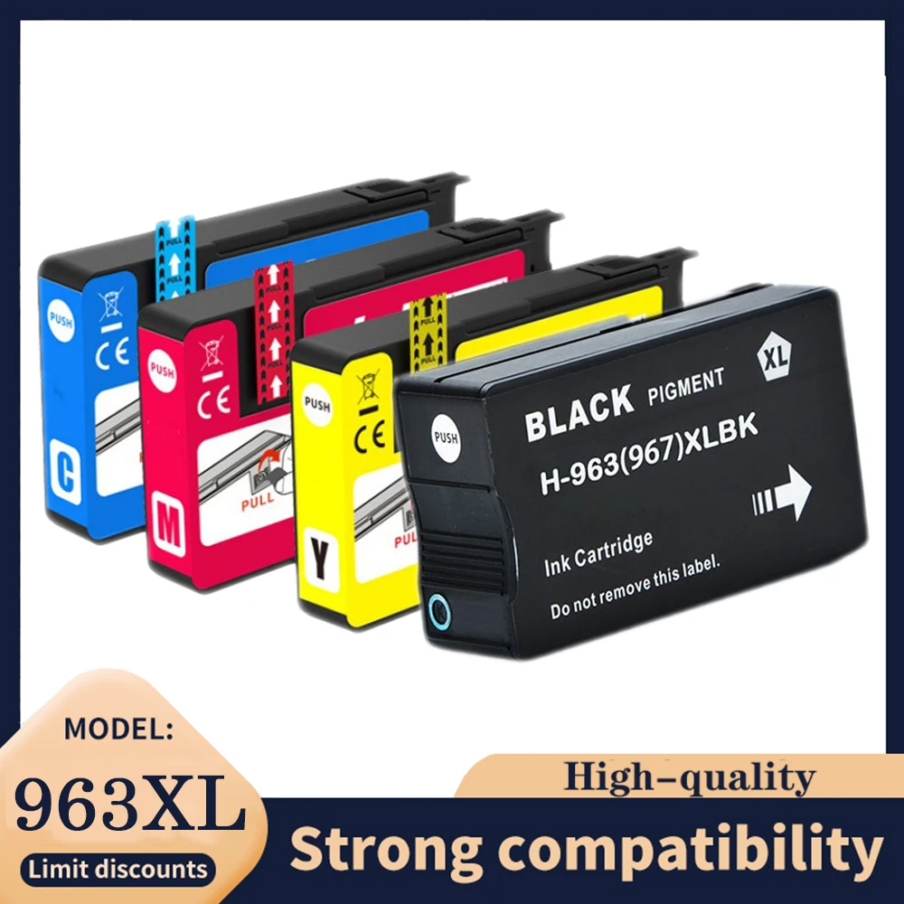 

Vilaxh For HP963 HP 963XL 963 ink cartridge for HP OfficeJet Pro 9010 9012 9013 9014 9015 9016 9019 9020 9022 9023 9024 9025