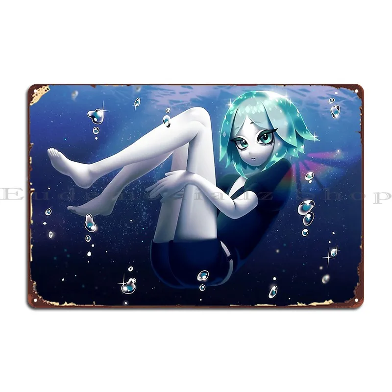 Houseki No Kuni Land Of Lustrous Metal Plaque Poster Designing Custom Garage Club Party Club Tin Sign Poster