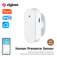 Tuya Zigbee Human Presence Detector Smart Human Body PIR Sensor 24G Radar Detector Motion Sensors Support Smart life