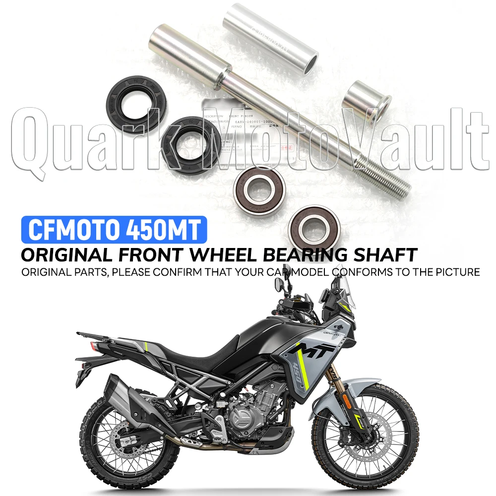 

Front Wheel Axle & Bearing & Oil Seal grease Seal Bushing For CFMOTO CF450MT 450MT 450 MT MotorcycleAccessories