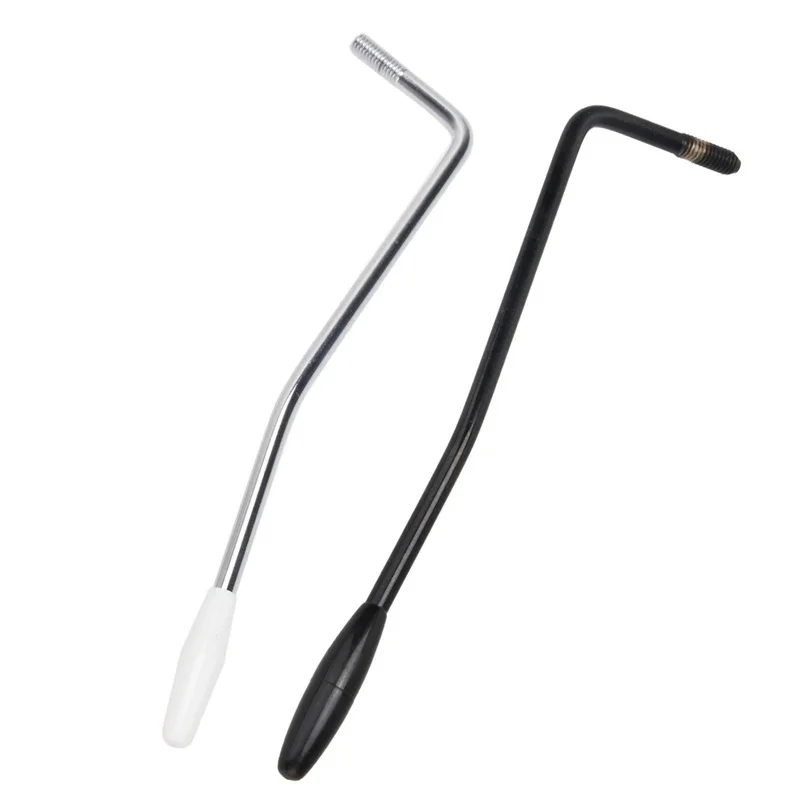 6Mm Electric Guitar Instrument Pick, Black White Pointed Guitar Pick 5Mm for Fender and Squier Strat