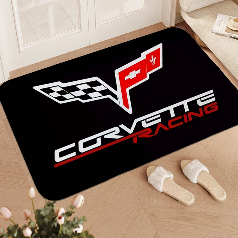 Veranda Floor Mat A-Corvettes Useful Things for Home Entrance Mats Room Decorating Items Washable Non-slip Kitchen Mats Bathmat