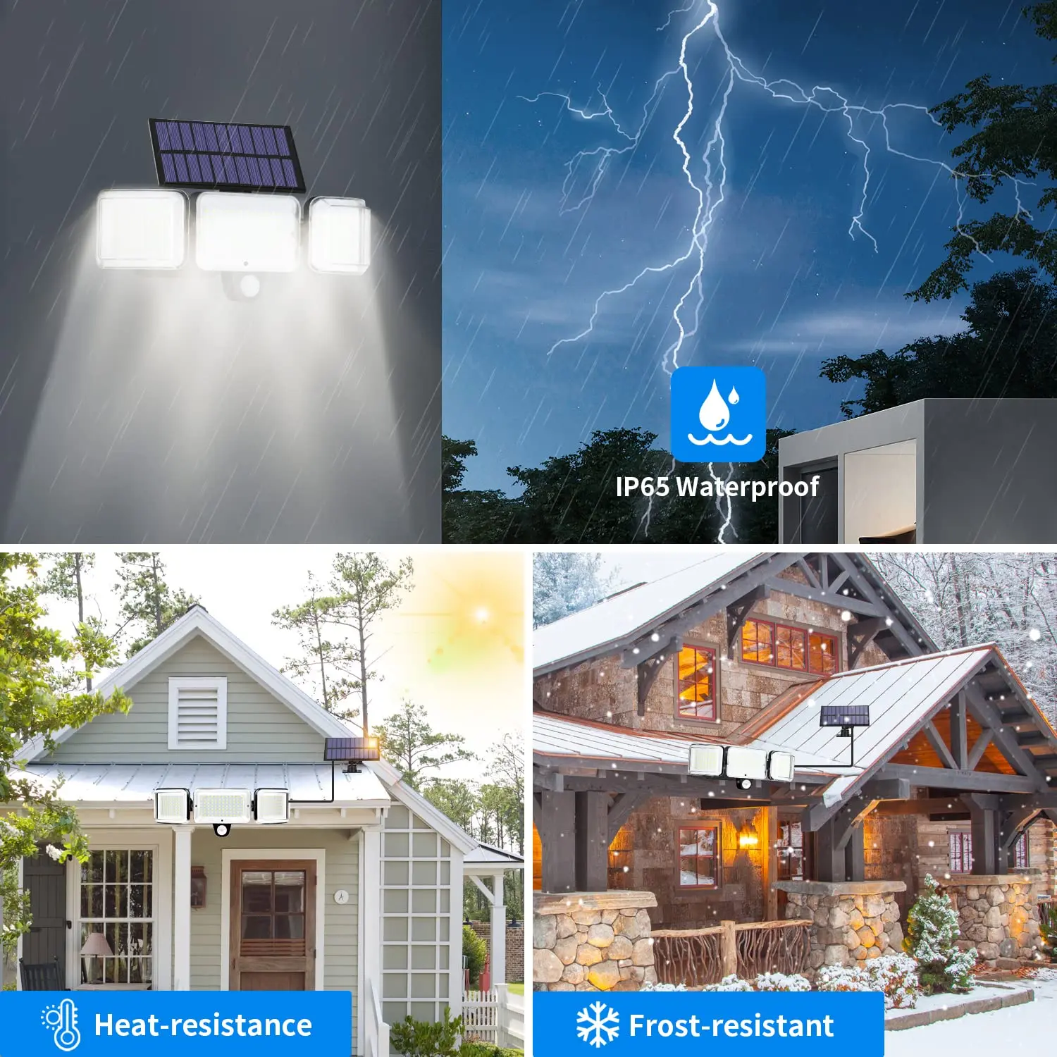 Solar Powered Human Body Induction Light, Garage Road Outdoor Courtyard Split Solar Wall Light