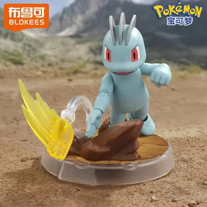 Neue Blokees Pokemon Classic S-Pogaman Mini Spielzeug Pikachu Psyduck Ceruledge Charizard Greninja Meowscarada Action Weihnachtsgeschenk