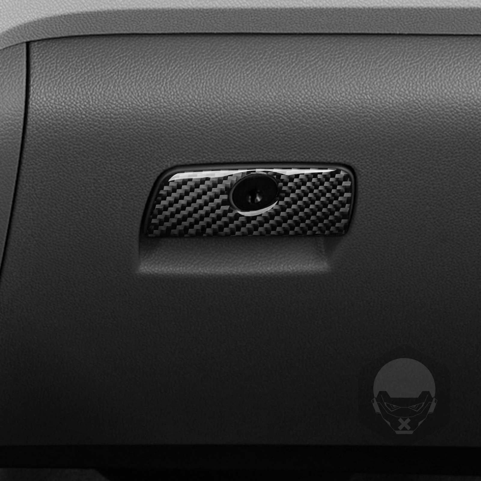 Para chevrolet traverse 2009-2012 fibra de carbono co-piloto caixa de luva interruptor de armazenamento painel capa decorativa acessórios do carro adesivo