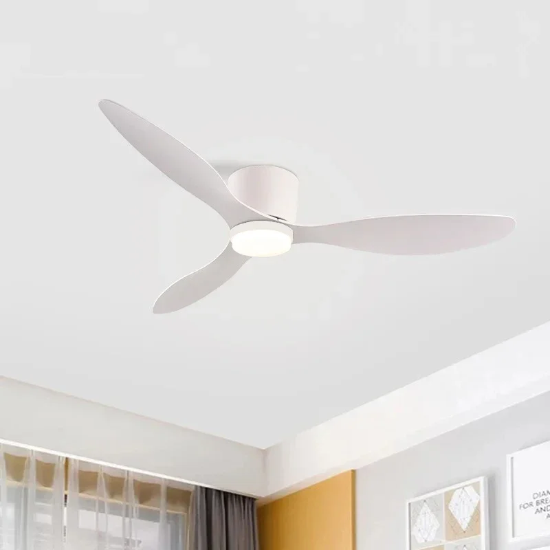 

Modern LED Ceiling Fan without Lights, DC Motor, 6 Speeds, Timing Fans, 22cm, Low Floor Loft, Remote Control, Lux and Vitae