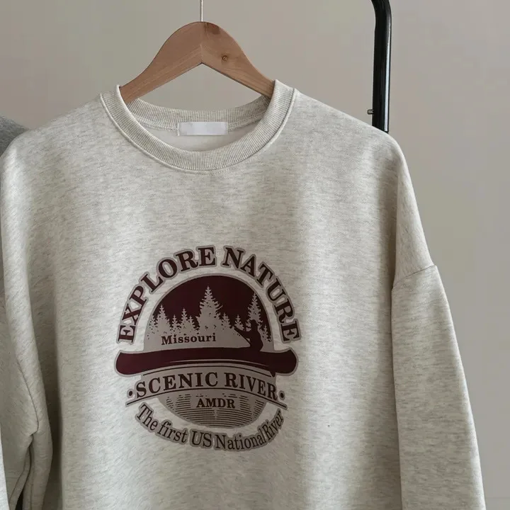 Sweat-shirt imprimé à manches longues pour femme, manteau ample, à la mode, coréen, vêtements d'automne 2021, Y2k, hauts épais