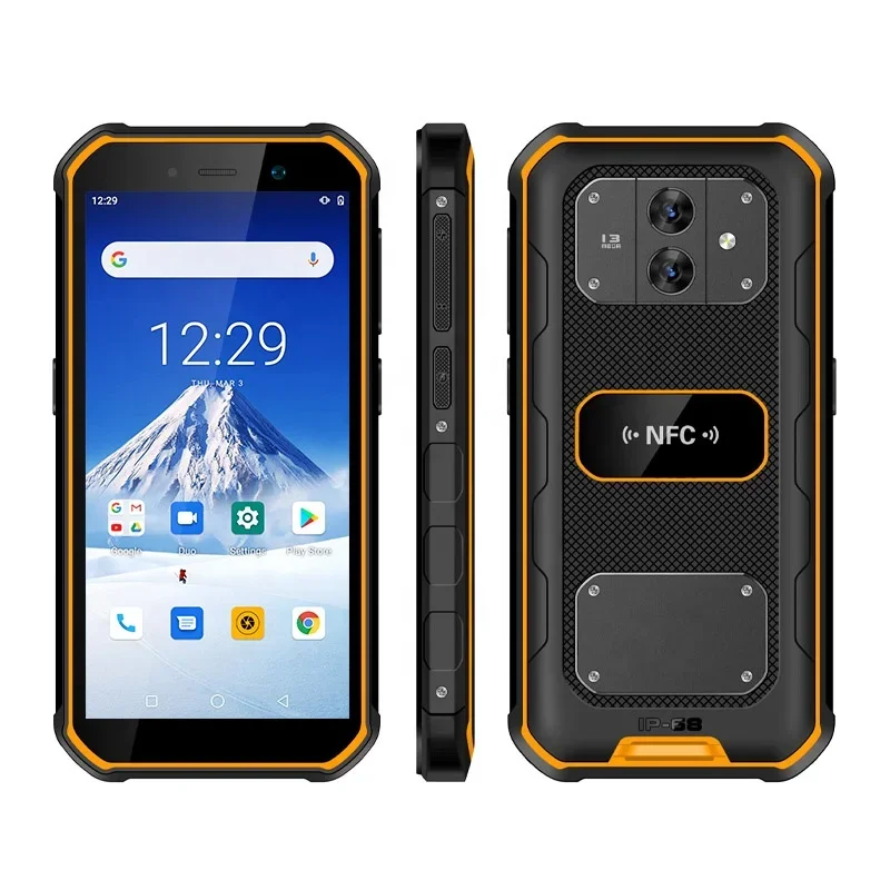 UNIWA F963 Newest No Brand OEM Android Phone 5.5 Inch Screen Rugged IP68 Waterproof Smartphone