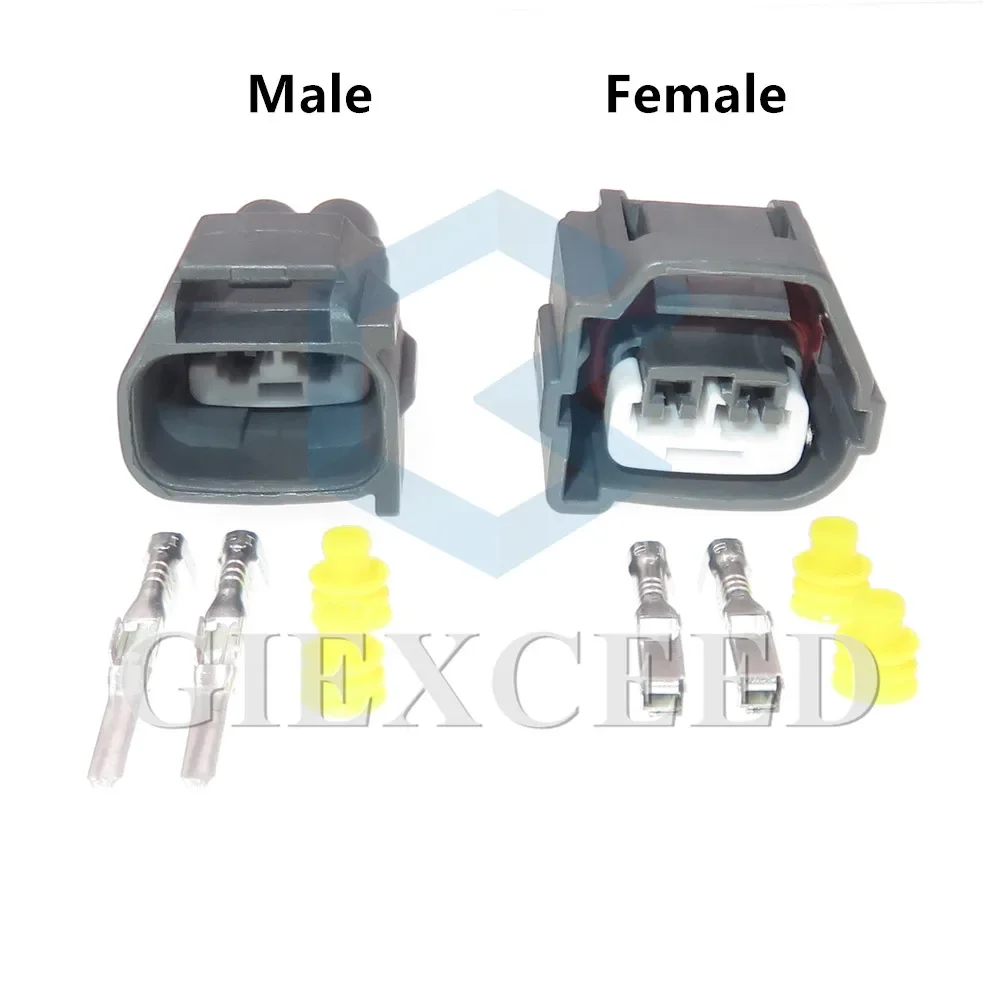 2 Sets 2 Pin AC Assembly 90980-10899 7283-7020-10 Front Fog Lamp Plug Bumper Assembly Fog Light Socket For Chevrolet Baojun