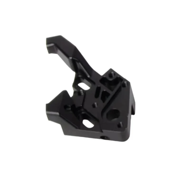 

Black anodized aluminum alloy CNC machined multi-purpose mechanical positioning support parts