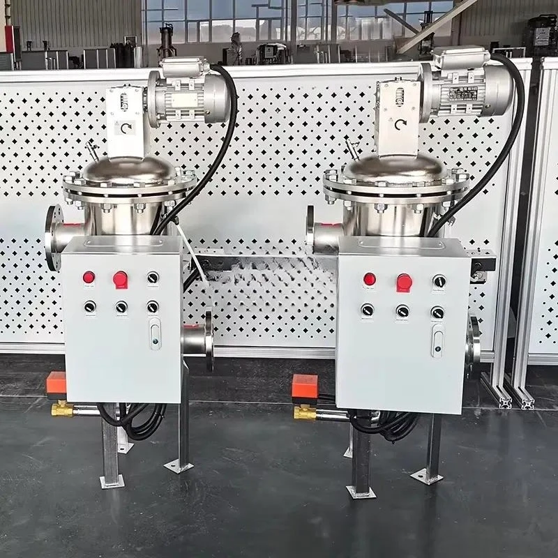 Automatic Backwash Water Filter Stainless Steel Large Flow Food Industry Filtration System