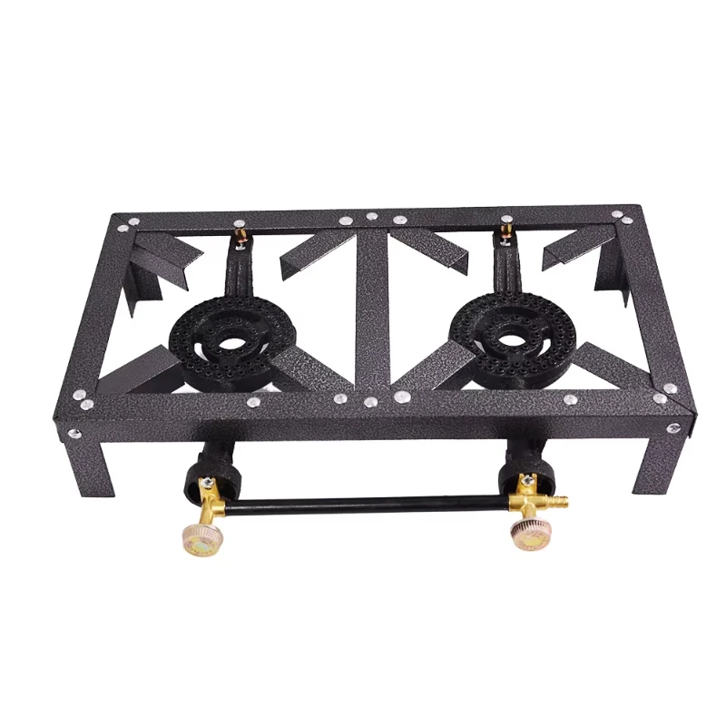 

C02B gas cooker 2 burners for household and commercial gas cookers Easy to assemble cast iron