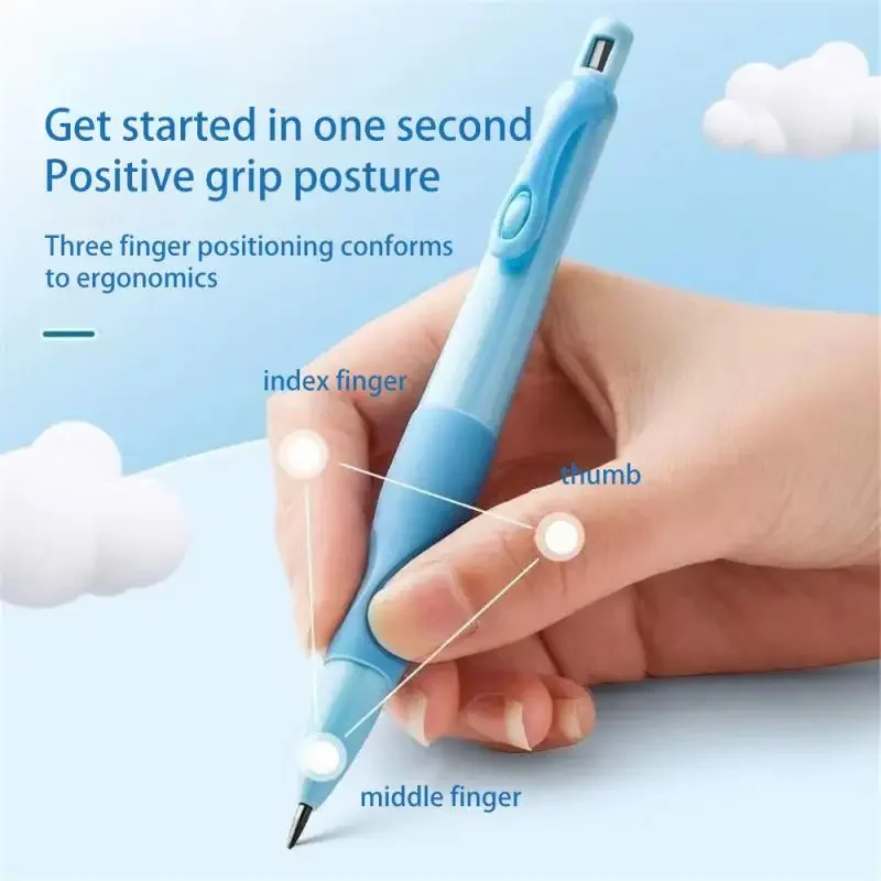 Cute Dolphin 2mm Mechanical Pencils Set Carpenter Drafting HB Pencil 2.0 mm for Drawing Writing Sketching Kawaii School Supplies