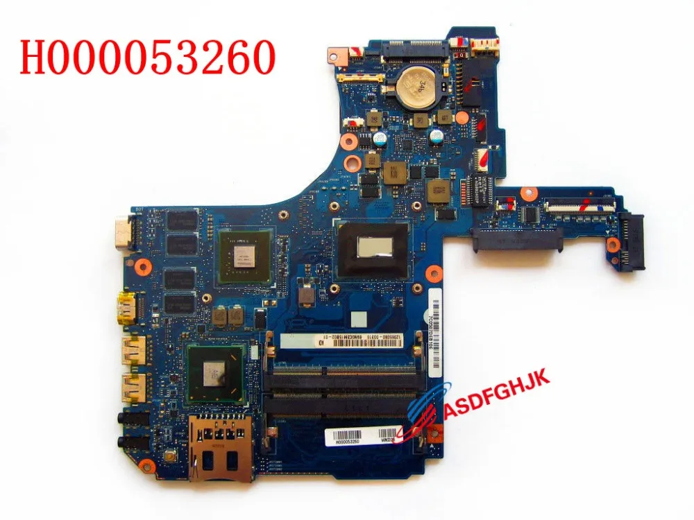 

Original H000053260 FOR Toshiba Satellite L50-A P50 S50 LAPTOP MOTHERBOARD WITH i7-3537U AND GT740M 100% TESED OK