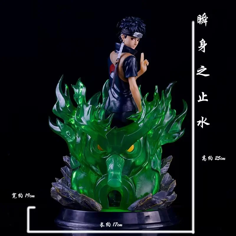 Naruto Shippuden Anime Action Figure PVC, Estátua Uchiha Shisui, Estatueta Kakashi, Toy Modelo Colecionável, Decoração de Mesa, 25cm