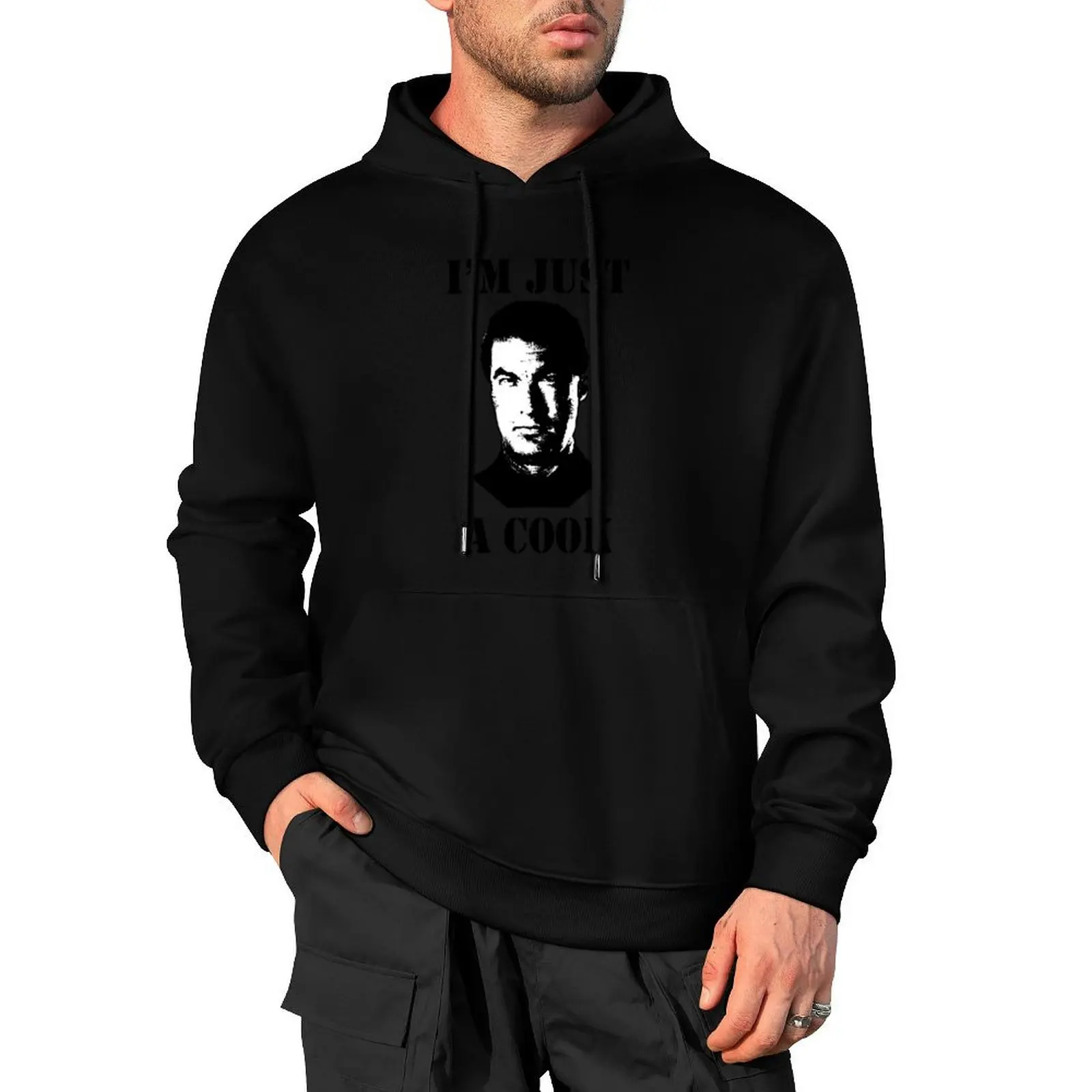 

Seagal Just a Cook Pullover Hoodie graphic t shirts men men clothing clothes for men male clothes graphic hoodies