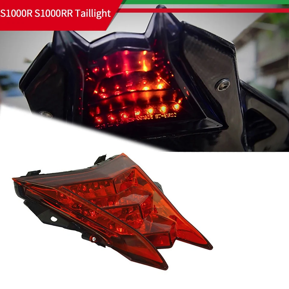 Fanale posteriore freno LED con indicatori di direzione integrati per-BMW S1000RR 2010-2016