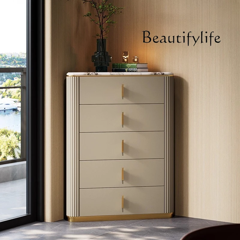 

Light Luxury Italian Modern Fashion Customization Advanced Corner Clothing Storage Designer