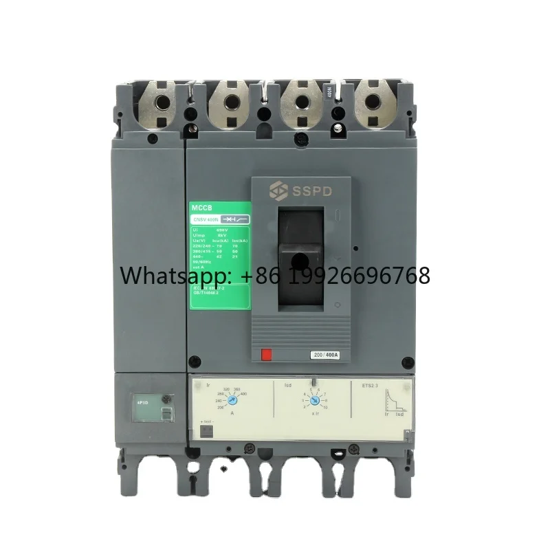 

Hot Sale Circuit Breaker 400a Mccb 4 Pole Electrical Mccb CNSV 400N