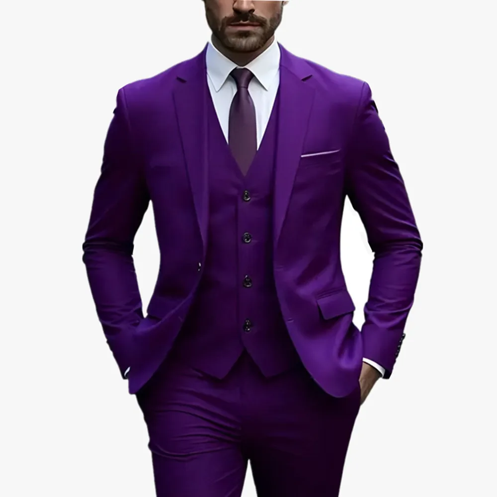 Fashion Men Suit Men Business Casual Simple Professional Suit Mens Clothes