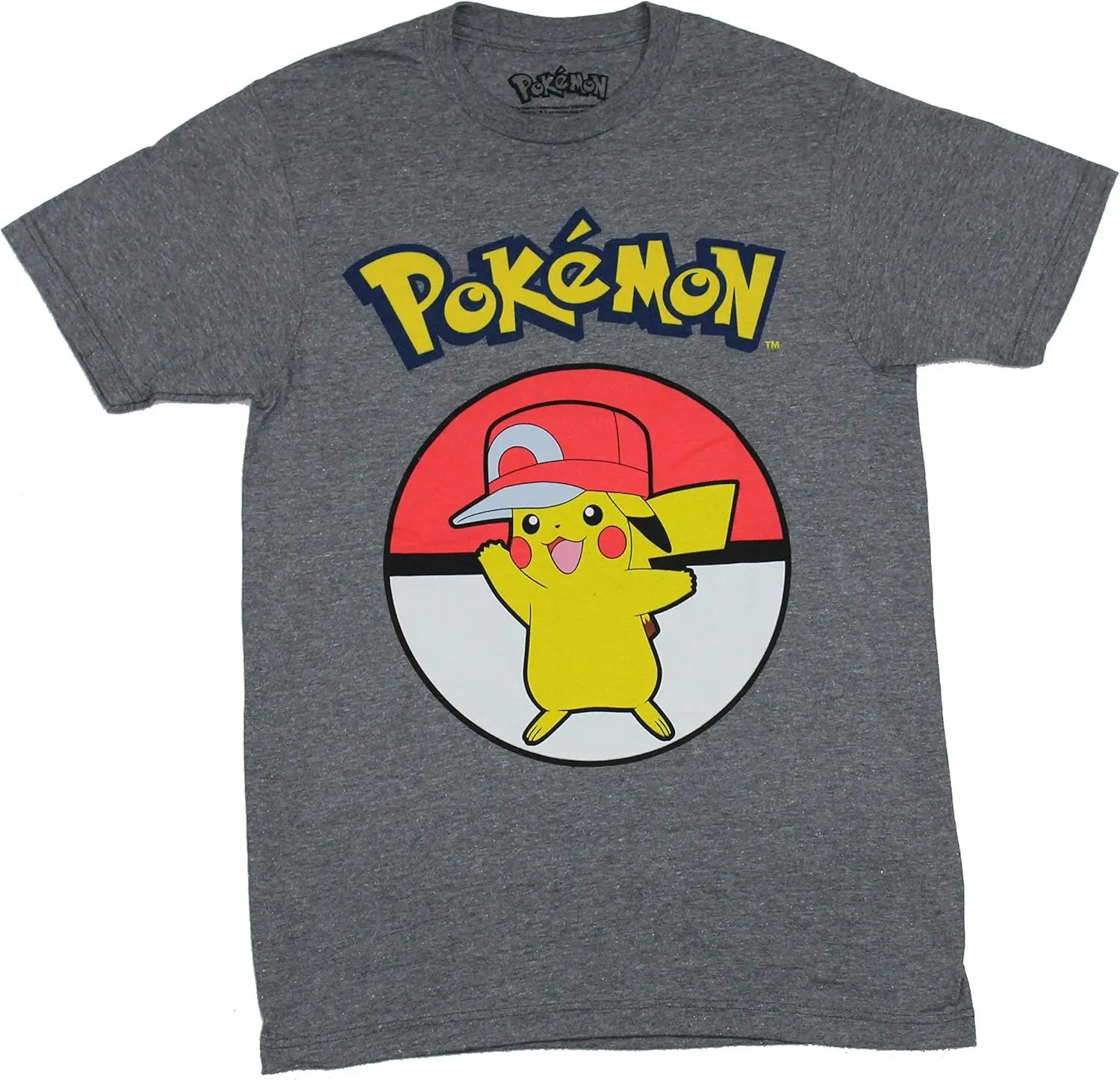 

Мужская футболка Pokemon Pikachu in Ash's Hat