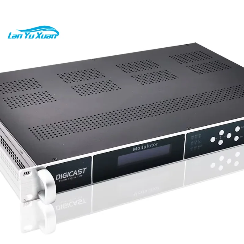 Digicast  Professional Multi-Channel IP/HTTP/SRT/HLS ASI Multiplexer Converter Gateway Metal Live Broadcast
