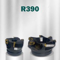 CNC Lathe Milling Disc R390 11/17 Right Angled Shoulder Milling Cutter Knife Dish Use R390-11T308/170408 Milling Carbide Inserts