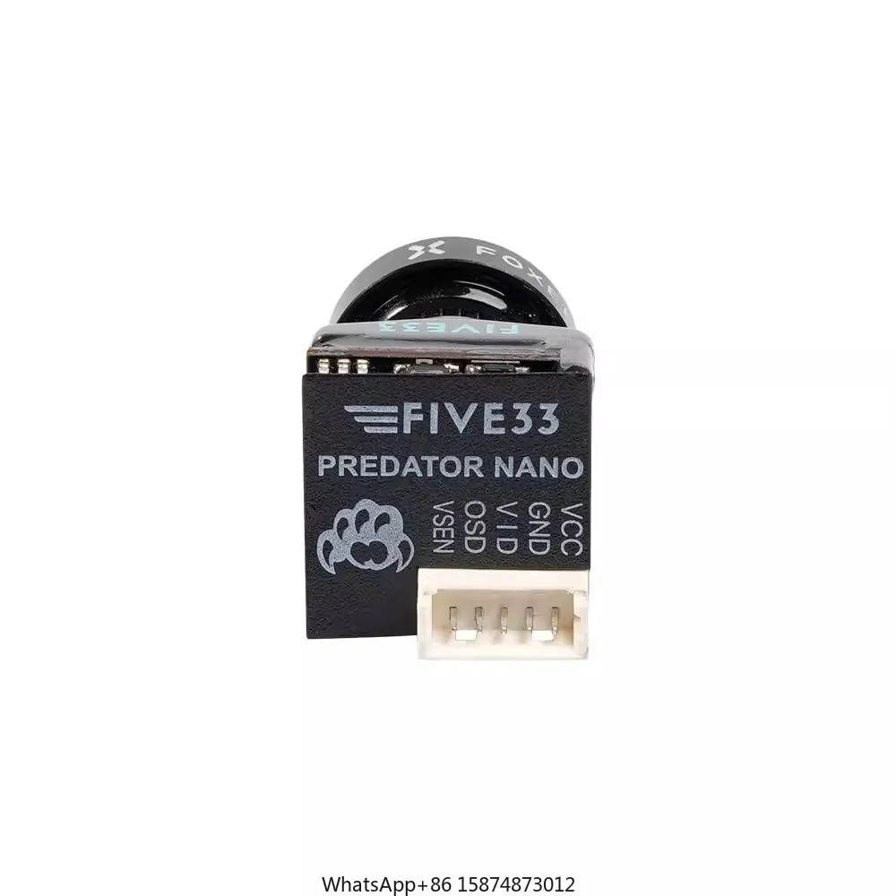 Foxeer Predator 5 Nano Five33-editie Pre Hv-Omgedraaide 1000tvl 4:3 16:9 Pal Ntsc Schakelbaar Voor Fpv Freestyle Drones Diy Delen