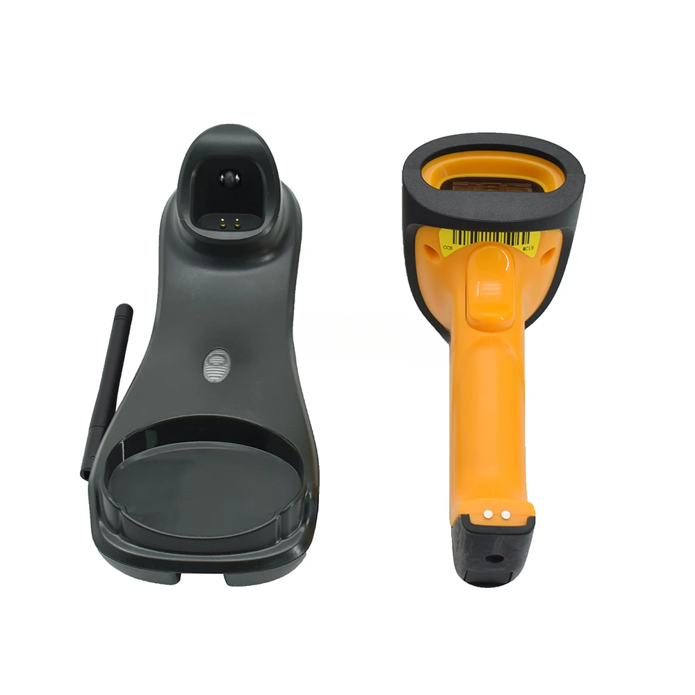

Wireless 2D Handheld Barcode Scanner Reader Portable USB Cradle Receiver Charging Base Bar Code Scanning Device