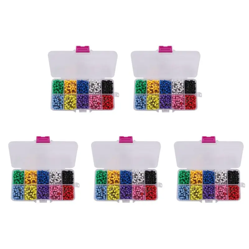 superior-5000-pcs-map-tacks-push-pins-plastic-head-with-steel-point-corkboard-safety-colored-thumbtack-office-school-supply